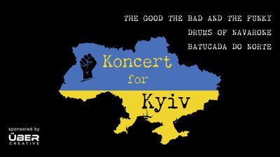 "Koncert for Kyiv" Organizer Drums of Navarone with The Good, the Bad, and the Funky to Perform Benefit Show April 27 to Aid Ukraine Humanitarian Efforts