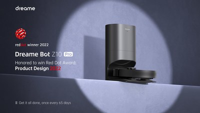 El robot aspirador de Dreame gana el Red Dot Award 2022 de diseño de producto por tercer año consecutivo