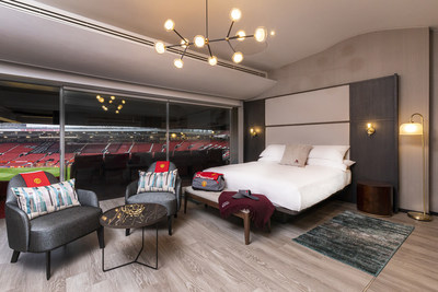 Sleepover-of-a-Lifetime: Marriott Bonvoy Creates a Sleepover Suite in the Home of Manchester United for the First-Ever Overnight Stay