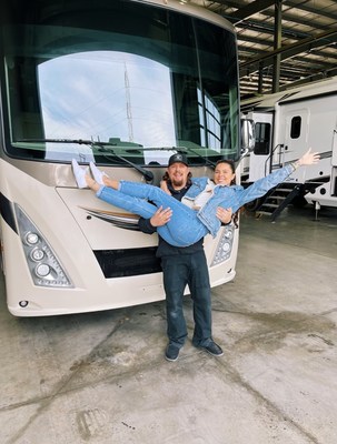 Social media star Trazia Rae will travel to multiple race tracks with husband and racer Josh Williams