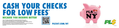 PLS LOWERED CHECK CASHING RATES IN NEW YORK DURING THESE CHALLENGING TIMES