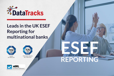DataTracks lidera el ESEF Reporting de Reino Unido para bancos multinacionales