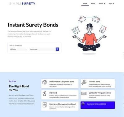 SimpliSurety Instant Construction Bond Approval Up to $3,000,000 to Support Infrastructure Act