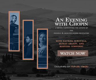 The Frederic & Jocelyne Scheer Foundation Announce the One Week Extension of An Evening with Chopin