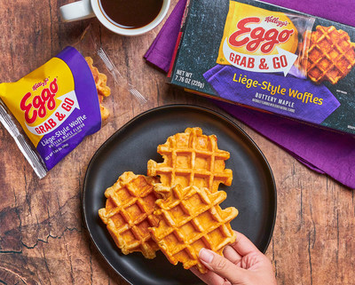 INTRODUCING EGGO® GRAB & GO LIEGE-STYLE WAFFLES: A DELICIOUS NEW BREAKFAST FOR BUSY, ON-THE-GO PARENTS