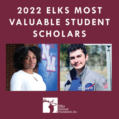 Elks Name $50,000 Most Valuable Student Scholarship Winners
