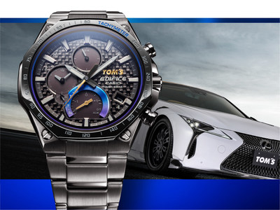 Casio lanzará el modelo EDIFICE Collaboration con TOM'S, inspirado en automóviles deportivos de lujo