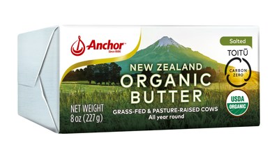 Anchor Dairy, the Consumer Brand of Fonterra, Launches Organic carbonzero™ Certified Butter