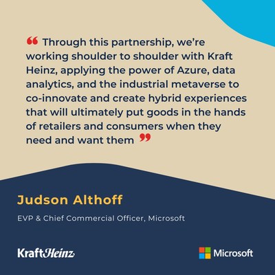Kraft Heinz and Microsoft join forces to accelerate supply chain innovation as part of broader digital transformation