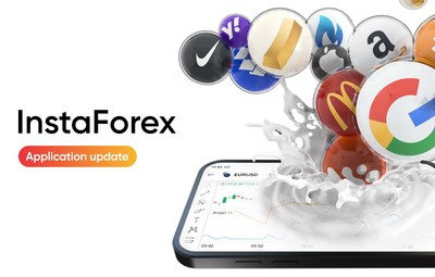 InstaForex lanza actualización global de su aplicación móvil