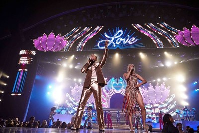 JOHN LEGEND CELEBRATES GRAND OPENING OF "LOVE IN LAS VEGAS" AT ZAPPOS THEATER AT PLANET HOLLYWOOD RESORT & CASINO