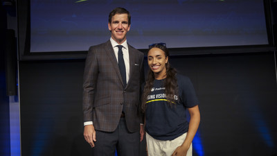 Rachel Holmes from San Jose, California, awarded $15,000 from Prudential Financial at inaugural Emerging Visionaries Summit
