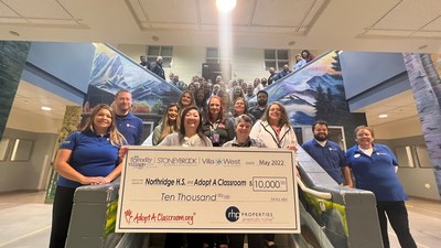RHP PROPERTIES PARTNERS WITH ADOPTACLASSROOM.ORG TO SUPPORT LOCAL SCHOOL