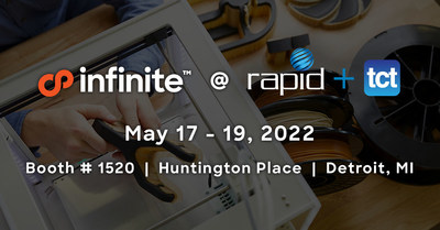INFINITE HEADS TO RAPID+TCT CONFERENCE WITH EXCITING NEW MATERIALS AND SOLUTIONS