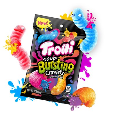 We, Trolli® Sour Bursting Crawlers, Want U to Eat Us