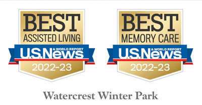 U.S. News & World Report Names Watercrest Winter Park a 2022-23 Best Assisted Living and Memory Care Community