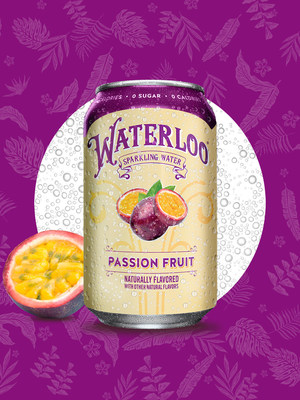 WATERLOO SPARKLING WATER INTRODUCES ALL-NEW PASSION FRUIT FLAVOR AND BRINGS BACK FAN-FAVORITE SUMMER BERRY