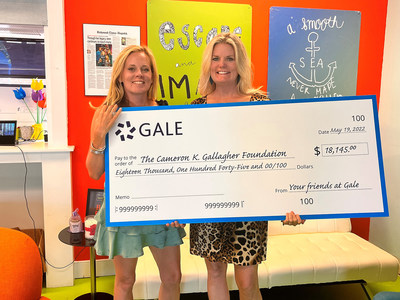 Gale Donates Proceeds from Cameron's Collection Sales to the CKG Foundation to Support Student Mental Health & Wellness