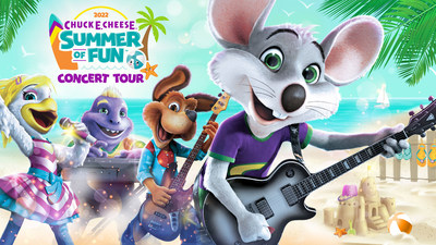 Chuck E. Cheese and Mr. Munch's Make Believe Band Return to the Stage for Their Second Annual Summer Concert Tour