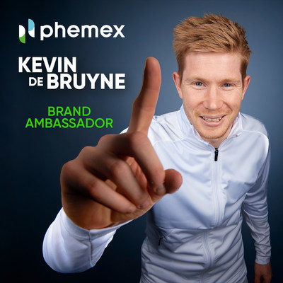 Kevin De Bruyne se incorpora a la plataforma criptográfica Phemex como embajador de la marca