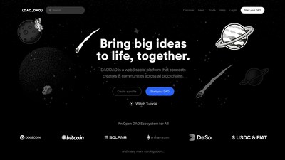 DAODAO Launches with 800+ DAOs and Over $1M Raised by the Community