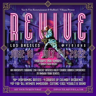 Redbird | Vibiana and Vau de Vire Entertainment Bringing a One-of-a-Kind Immersive Dinner Theater to Downtown Los Angeles This Summer
