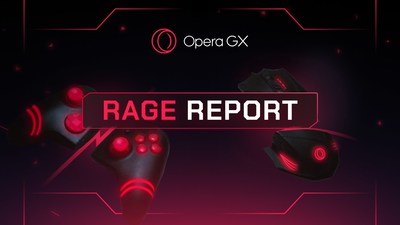 Gamer rage is more than memes: Opera GX presents its first Rage Report with key insights on US and UK gamers' daily frustrations