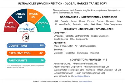 A $7.6 Billion Global Opportunity for Ultraviolet (UV) Disinfection by 2026 - New Research from StrategyR