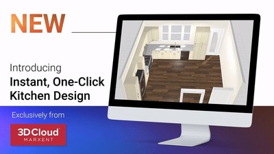 3D Cloud by Marxent Announces Instant, One-Click Kitchen Design