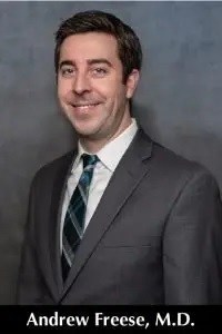 Andrew Freese, MD, is being recognized by Continental Who's Who