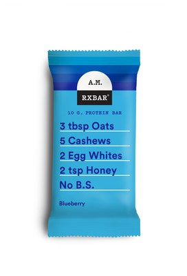 New RXBAR A.M. Protein Bars Fuel Morning Routines with Simple Ingredients; Delicious Taste and Texture