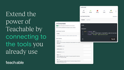 Teachable Launches Public API, Helping Course Creators Run Their Businesses With Greater Ease and Enhanced Scalability