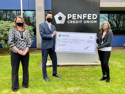 PenFed Credit Union's Eugene Service Center Announces $20,000 Donations to Local Charities