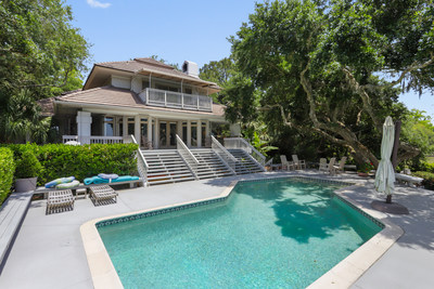 Hilton Head's only available Sea Pines waterfront property with a private dock (under $4 Million) is a rare real estate find