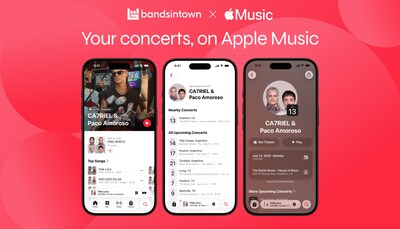 BANDSINTOWN POTENCIA LOS LISTADOS DE CONCIERTOS EN APPLE MUSIC CON EL LANZAMIENTO DE IOS 26.4