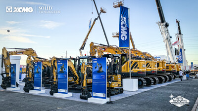 XCMG presenta su línea de excavadoras para Norteamérica en CONEXPO 2026