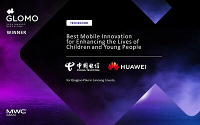 Huawei y China Telecom ganan el GSMA GLOMO por mejorar la vida de niños y jóvenes
