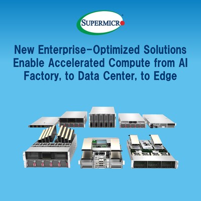 Supermicro impulsa la adopción de la computación acelerada por parte de las empresas en fábricas de IA