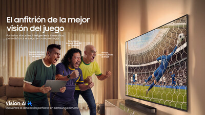 Samsung presenta "El Anfitrión de la mejor Visión del Juego" una campaña con los porteros más icónicos de Latinoamérica
