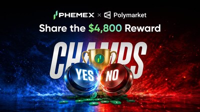 Phemex lanza el Mercado de predicciones impulsado por Polymarket y presenta el Campeonato de pronósticos de un mes de duración