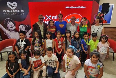 Vips presentó "Un solo Corazón por la niñez" iniciativa con la que brindará alimento a más de 3 mil niñas y niños