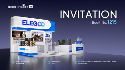 ELEGOO presentará nuevos productos y aplicaciones reales de impresión 3D en RAPID + TCT 2026