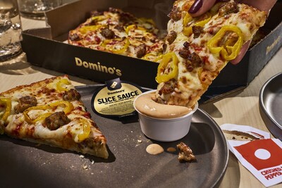 Domino's celebra la nueva salsa insignia con acceso exclusivo a productos de marca compartida de Shinola
