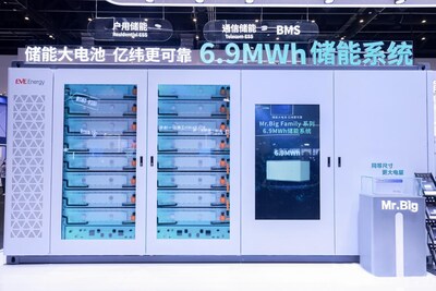 EVE Energy pone en marcha a nivel mundial un sistema de almacenamiento de energía en baterías de 6,9 MWh