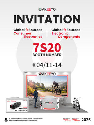 AKEEYO presenta los modelos AKY-NV-X2, AKY-710Lite y AKY-730Pro en Global Sources Hong Kong 2026