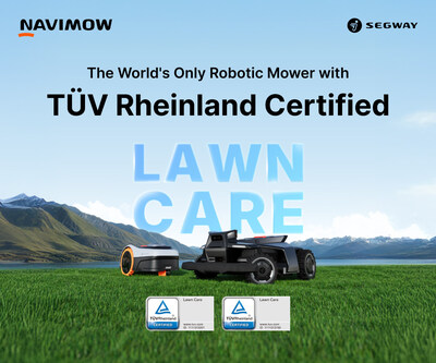 Los robots cortacésped Segway Navimow reciben la certificación TÜV Rheinland, pionera en el mercado