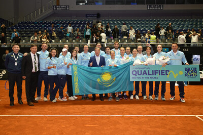 La selección nacional de Kazajistán se clasifica para la final de la Copa Billie Jean King