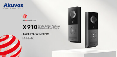Akuvox X910 recibe el premio Red Dot 2026