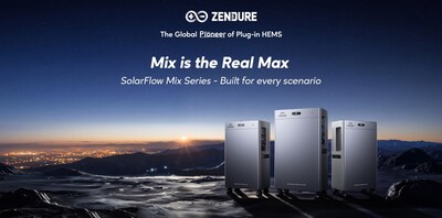 Zendure lanza la serie SolarFlow Mix en toda Europa