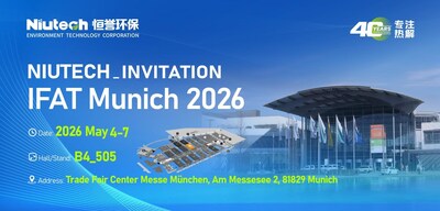 Niutech presentará su tecnología de pirólisis continua inteligente en IFAT Munich 2026